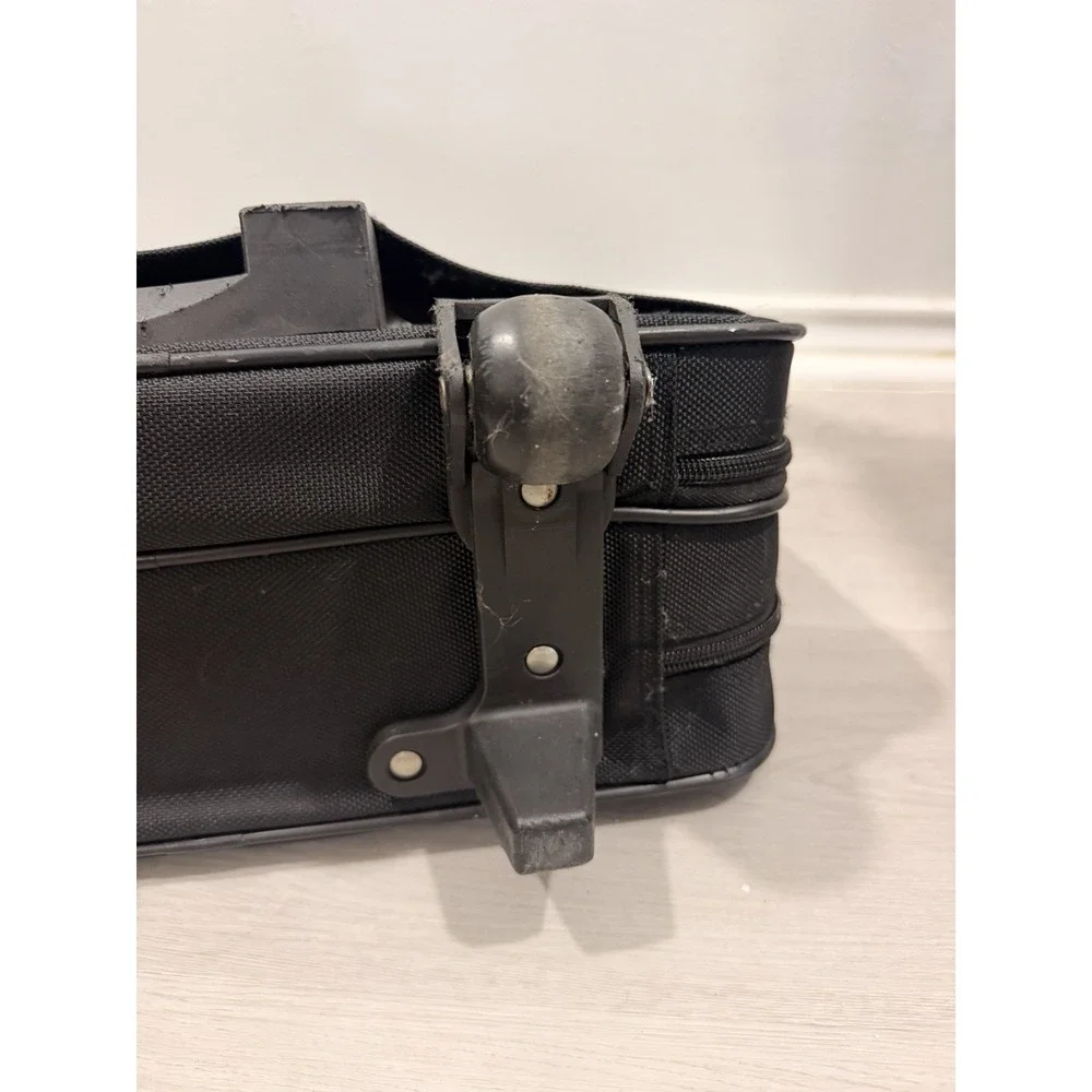 Solo Rolling Laptop‎ Bag Black Wheeled Briefcase Telescoping Handle Underseater